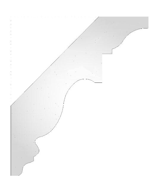 Plaster Cornice Georgian Run CN120