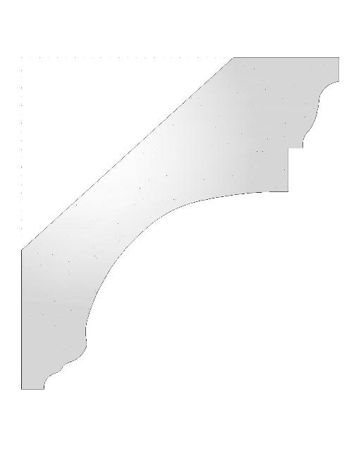 Plaster Cornice Flower Bead CN122