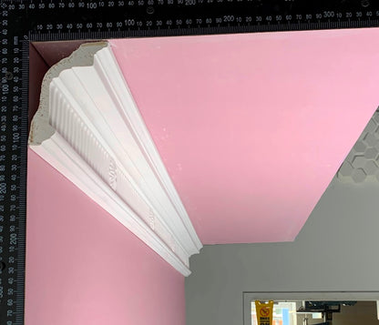 Plaster Cornice Fluted CN108