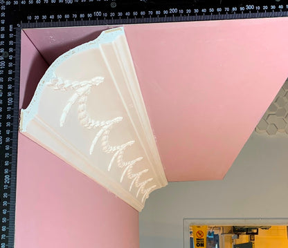 Plaster Cornice Swag Drop CN123