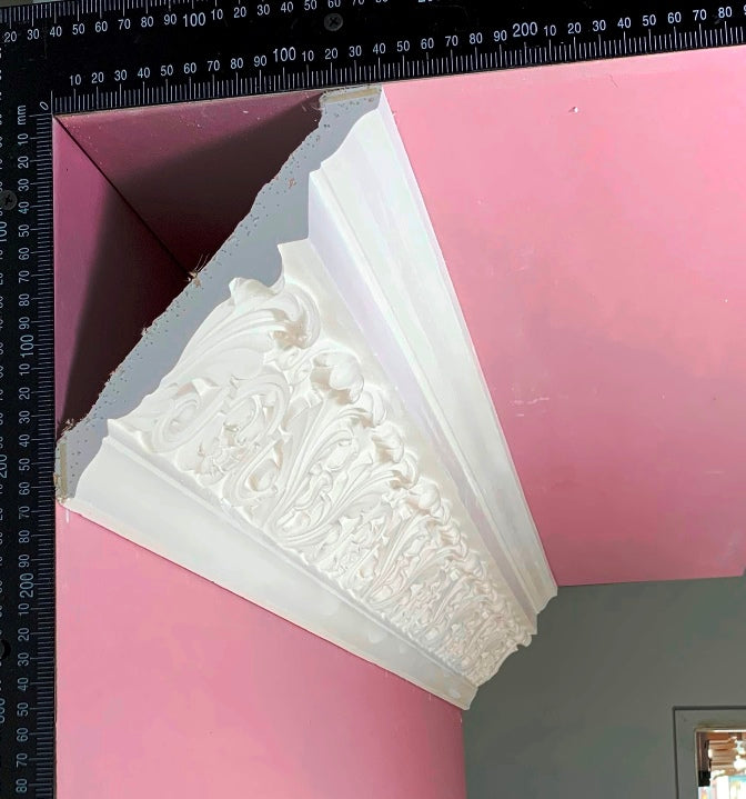 Plaster Cornice Crown Acanthus CN133