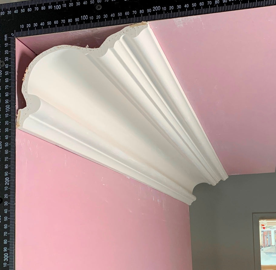 Plaster Cornice London Curve (PK) CN184