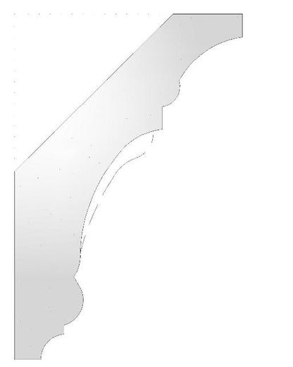 Plaster Cornice Small Honeysuckle Bead CN105