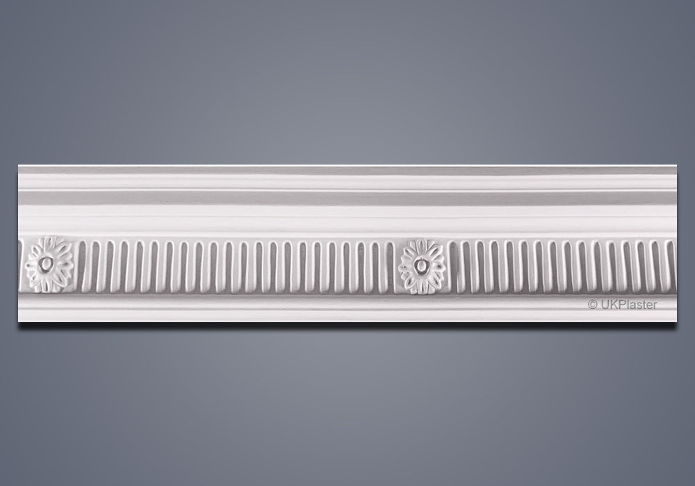 Plaster Cornice Fluted CN108