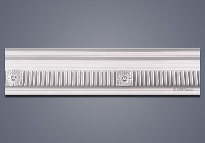 Plaster Cornice Fluted CN108