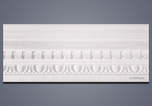 Plaster Cornice Egg Dart and Dental CN130