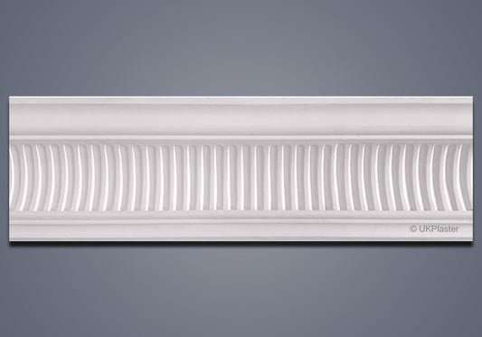 Plaster Cornice Fluted CN134