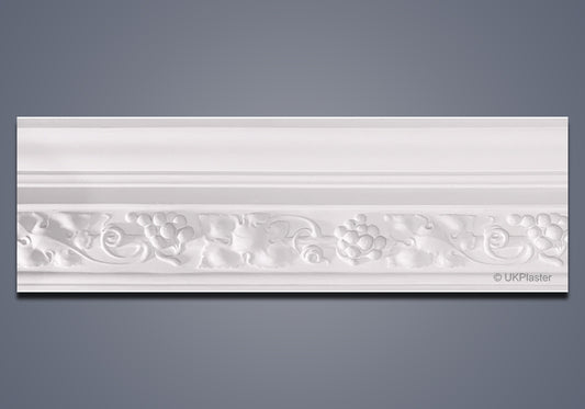 Plaster Cornice Grape and Vine CN148