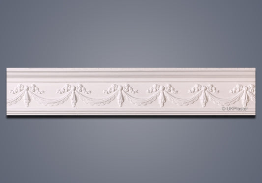 Plaster Cornice Swag Bow CN157