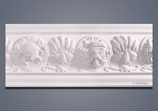 Plaster Cornice Nursery Rhyme CN180