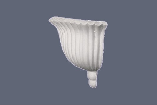 Ribbed Plaster Uplighter UL604