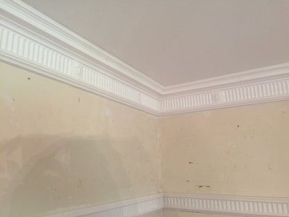 Plaster Cornice Fluted CN108